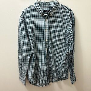 Nautica Men's Green Checkered Shirt size XL